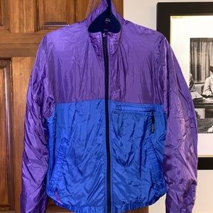 Vintage Men’s Patagonia Purple Blue Windbreaker fleece lined small